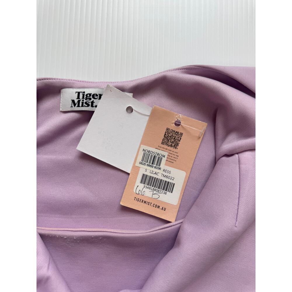 Tiger Mist Lilac Cut Out Bodycon Mini Dress Women's Small NWT Y2K Club Spring - Picture 14 of 16